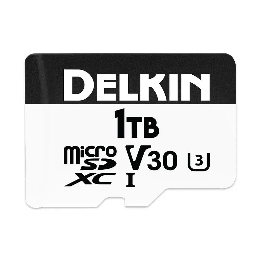 Delkin Devices Drone (MSD) 1TB UHS-I (V30) microSD Memory Cards (195 MB/s Read, 160 MB/s Write) - Delkin - VisionSounds South Africa
