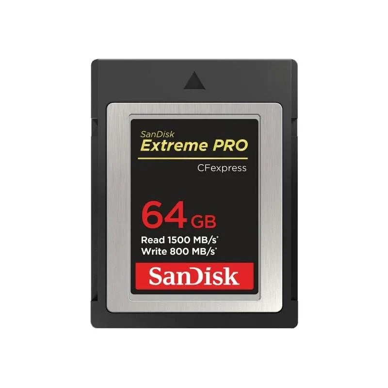 SanDisk 64GB Extreme PRO CFexpress Card Type B (1500MB/s Read, 800MB/s Write) - SanDisk - VisionSounds South Africa