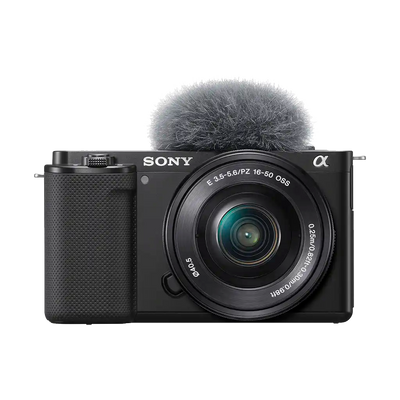 Sony ZV-E10 Mirrorless Camera with 16-50mm Lens (Black)