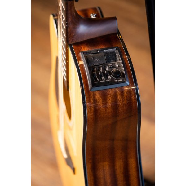 Takamine GD30CELH Left Handed Acoustic-Electric Guitar – Natural detail image 5