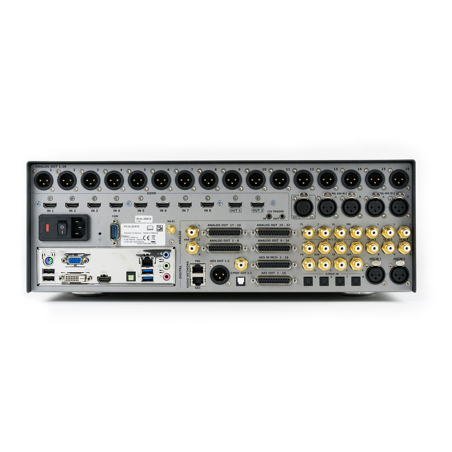 Trinnov Altitude 32-1624 AV Preamplifier 28 Channel - View 2