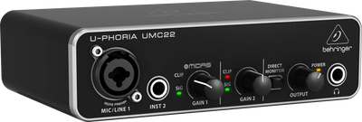 Behringer U-Phoria UMC22 - Behringer - VisionSounds South Africa