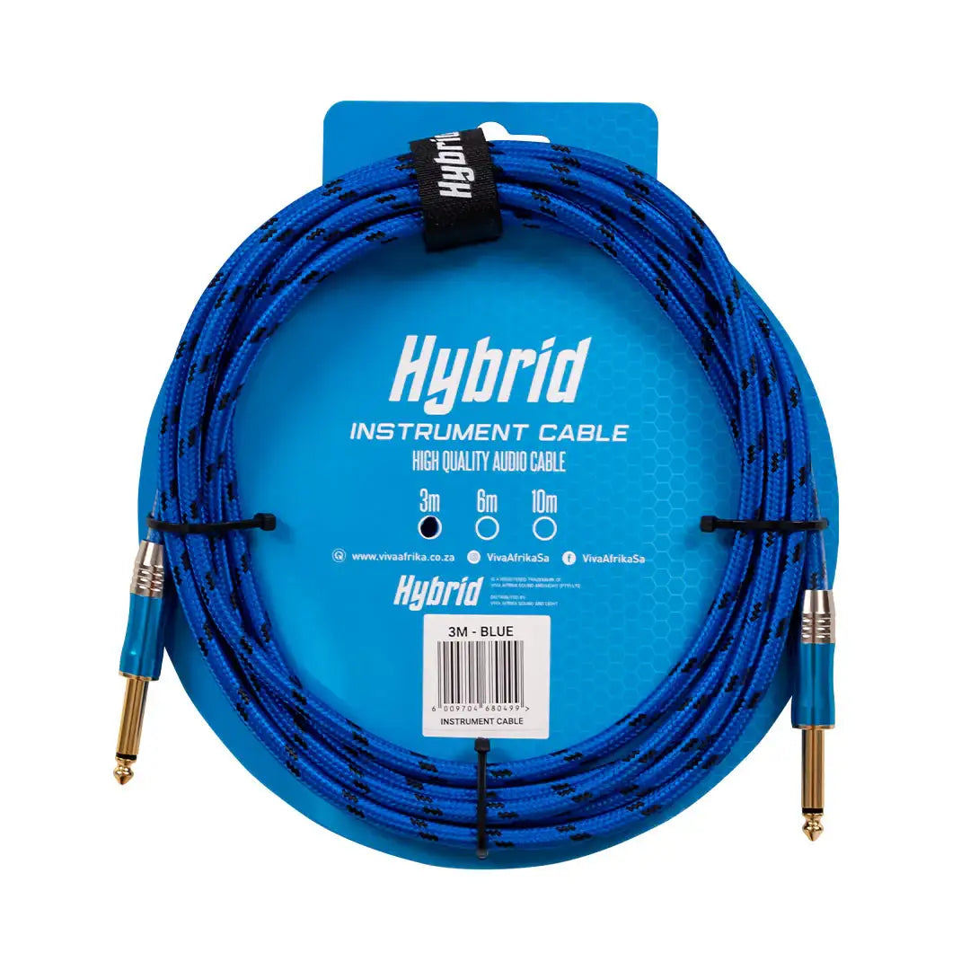 Hybrid Jack-Jack Blue 3M Woven Instrument - Hybrid - VisionSounds South Africa