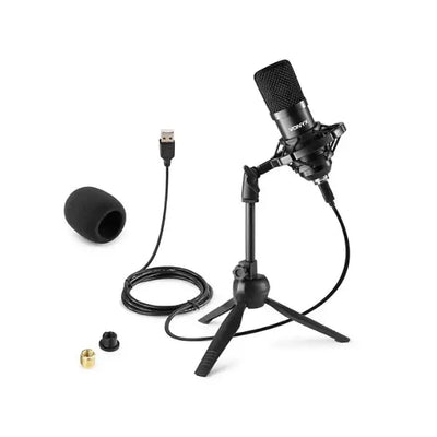 Vonyx CM300B STUDIO MICROPHONE SET USB BLACK - Vonyx - VisionSounds South Africa
