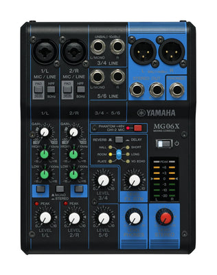 Yamaha MG06X 6-Channel PA Mixer with Effects - Yamaha - VisionSounds South Africa