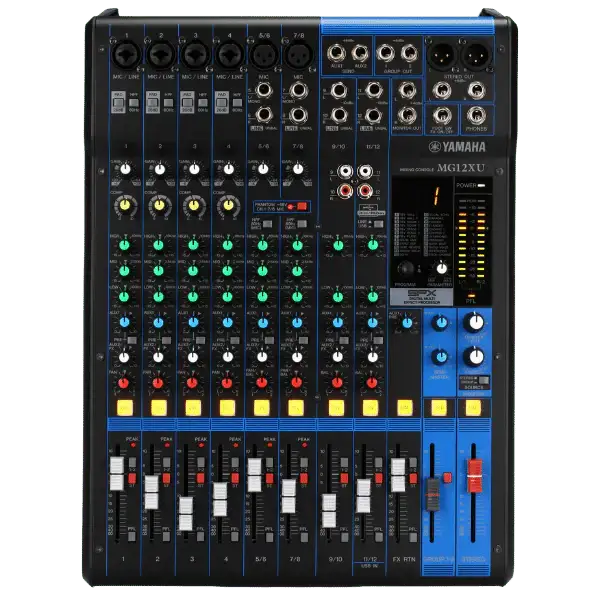 Yamaha MG12XU 12-Channel Mixer with Effects - Yamaha - VisionSounds South Africa