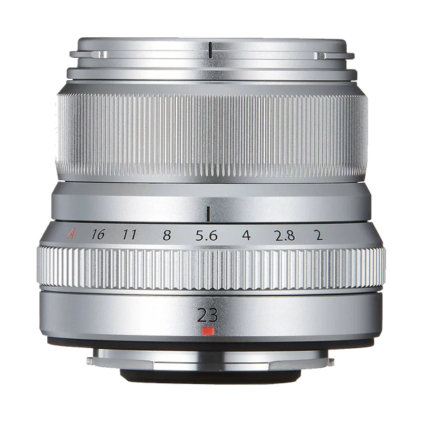 Fujinon XF 23mm f/2 R WR prime lens — the classic 35mm-equivalent street photography lens for Fujifilm X-Series
