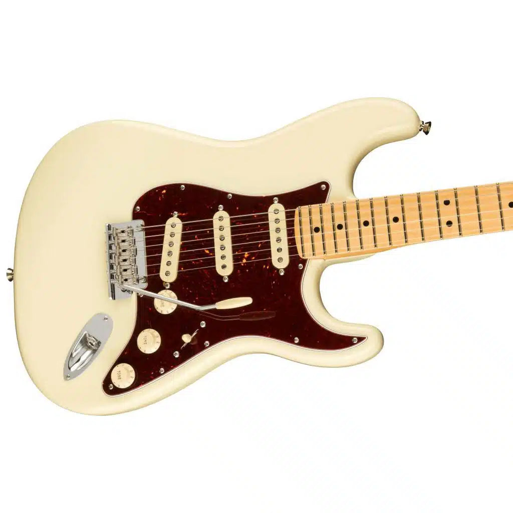 Fender American Professional II Stratocaster Electric Guitar – Maple Fingerboard – Olympic White detail image 4