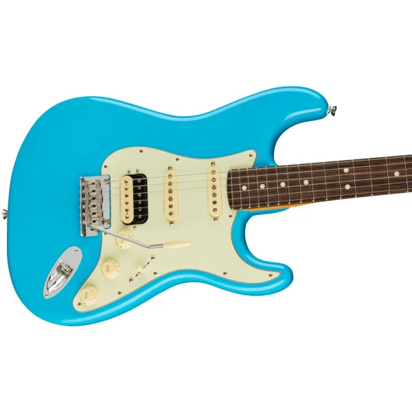 Fender American Professional II Stratocaster Electric Guitar HSS - Rosewood Fingerboard - Miami Blue detail image 10