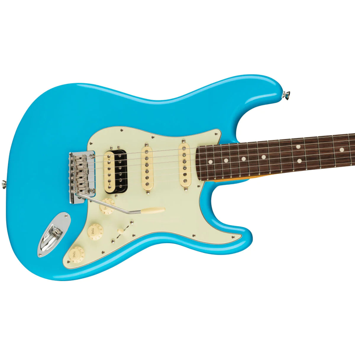 Fender American Professional II Stratocaster Electric Guitar HSS - Rosewood Fingerboard - Miami Blue detail image 4