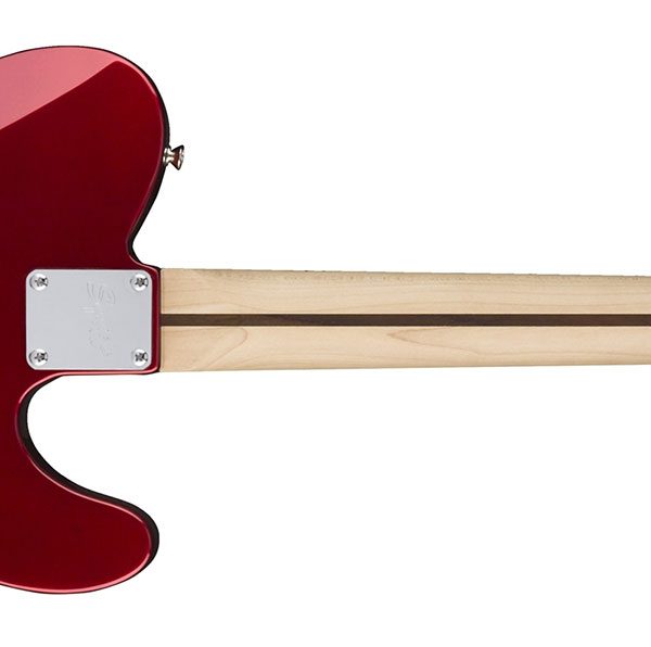 Fender Squier Left Handed Contemporary Tele Electric Guitar HH Dark Metallic Red M/N detail image 6