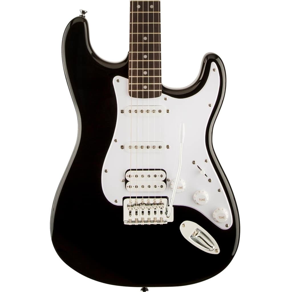 Fender Squier Bullet Stratocaster HSS Electric Guitar – Tremolo – Black product image