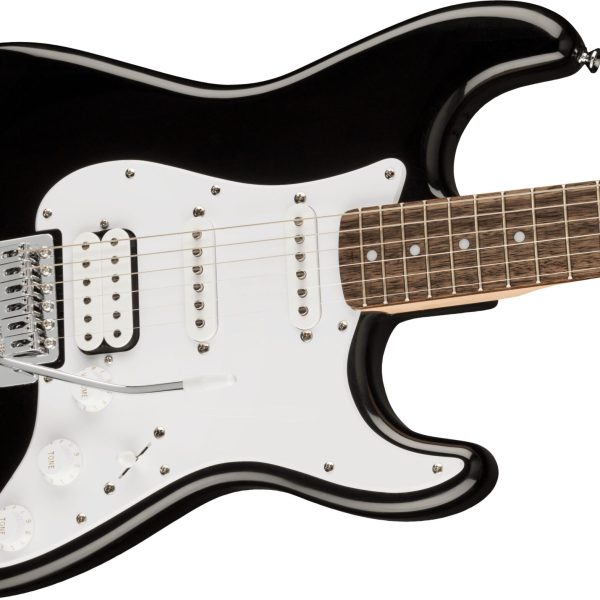 Fender Squier Bullet Stratocaster HSS Electric Guitar – Tremolo – Black detail image 8