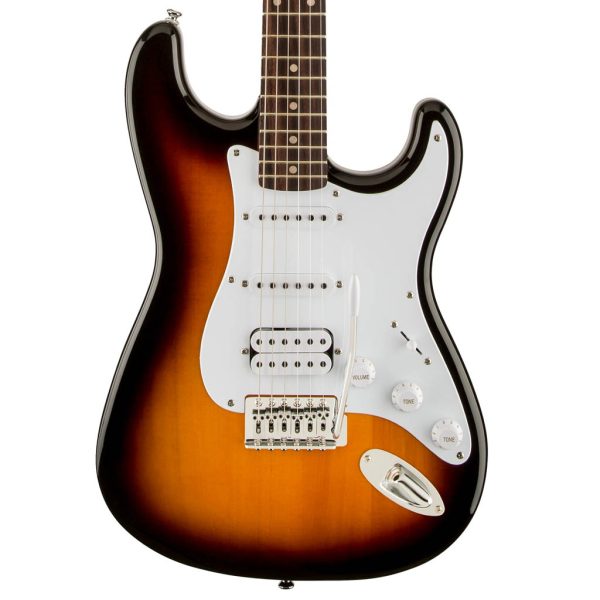Fender Squier Bullet Stratocaster HSS Electric Guitar – Tremolo – Brown Sunburst detail image 6