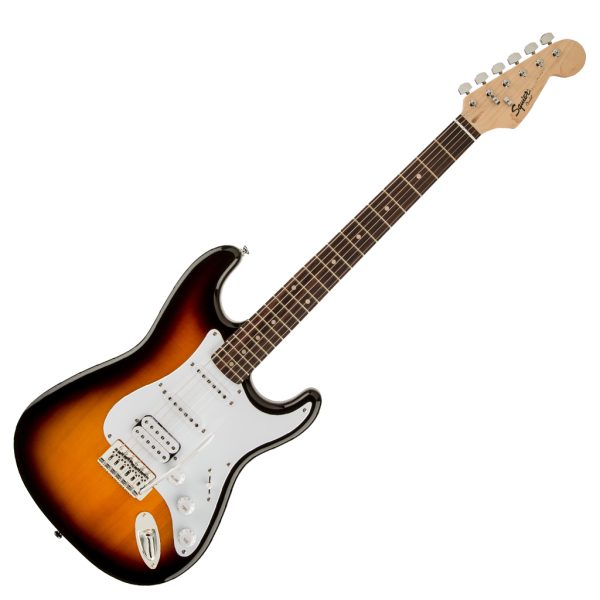Fender Squier Bullet Stratocaster HSS Electric Guitar – Tremolo – Brown Sunburst detail image 7