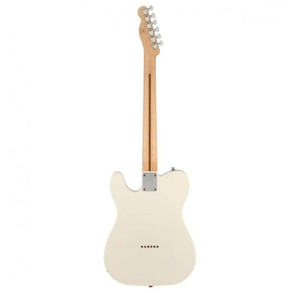 Fender Squier FSR Bullet Telecaster Maple Fingerboard, Black Pickguard - Olympic White detail image 8