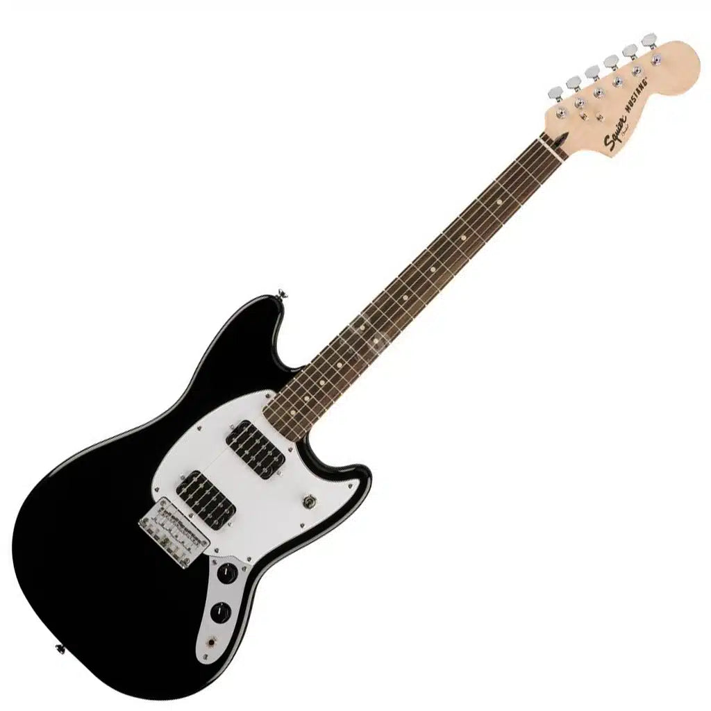 Fender Squier Bullet Mustang HH Electric Guitar – Black detail image 2