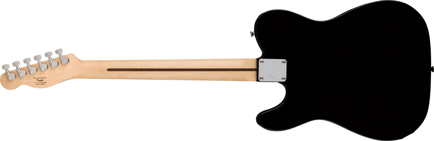 Fender Squier Sonic Telecaster Electric Guitar – Black detail image 3