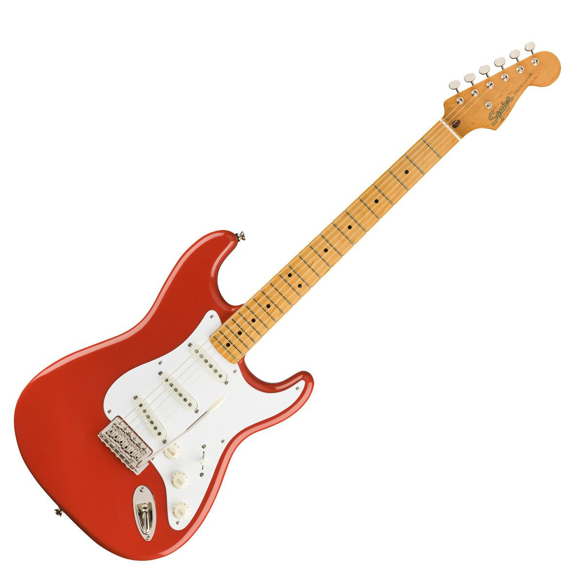Fender Squier Classic Vibe ’50s Stratocaster Electric Guitar – Fiesta Red detail image 2