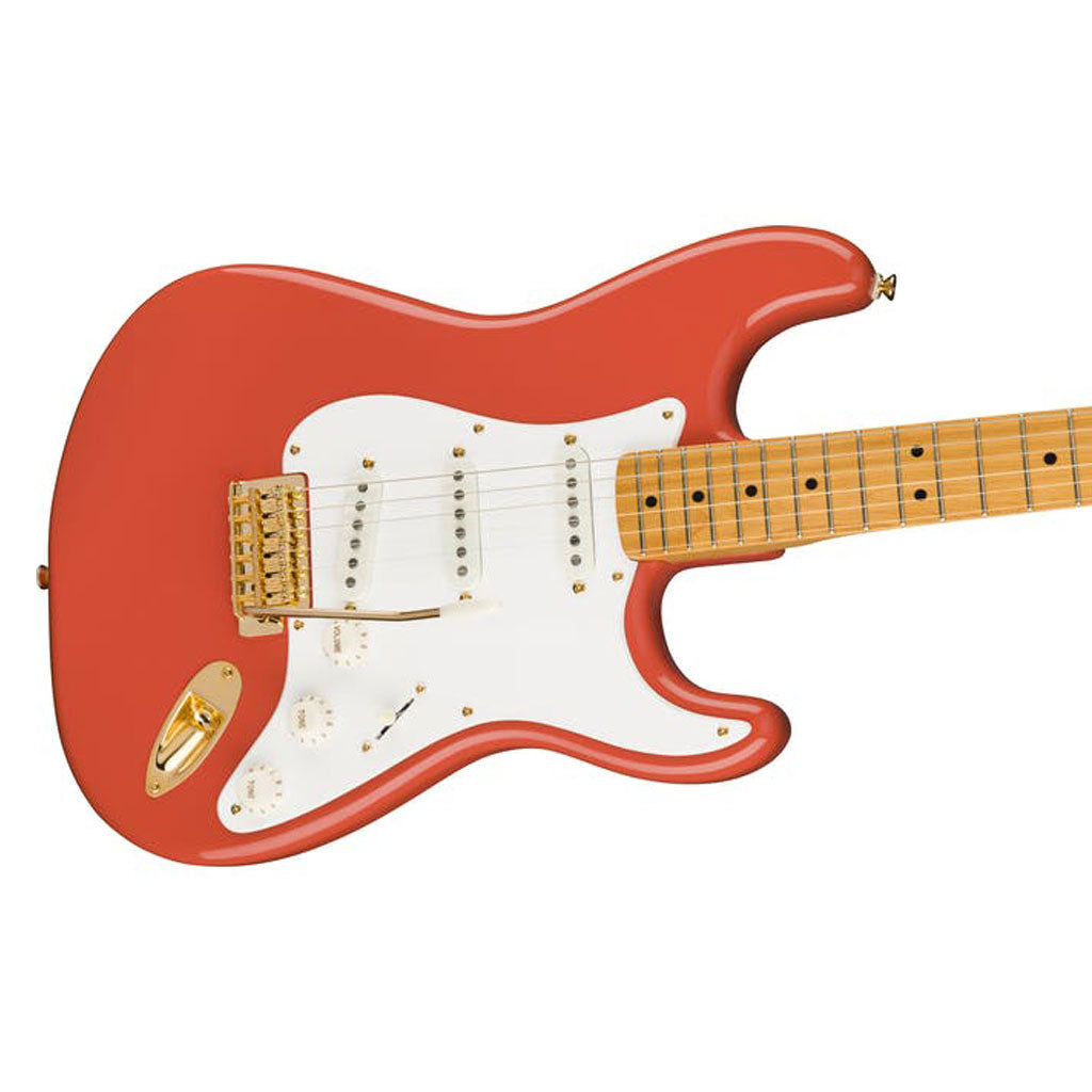Fender Squier FSR Classic Vibe 50s Stratocaster – Maple Fretboard – Fiesta Red detail image 4