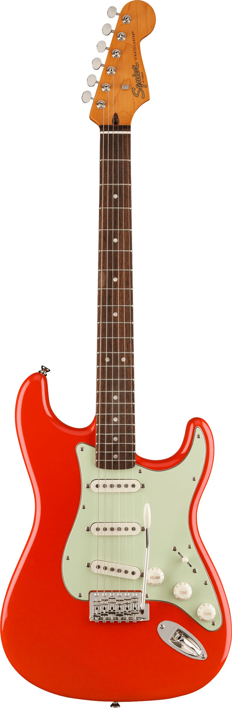 Fender Squier Limited Edition Classic Vibe 60s Stratocaster Electric Guitar - Fiesta Red detail image 2