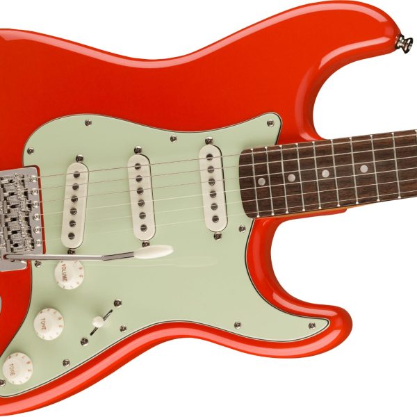 Fender Squier Limited Edition Classic Vibe 60s Stratocaster Electric Guitar - Fiesta Red detail image 10