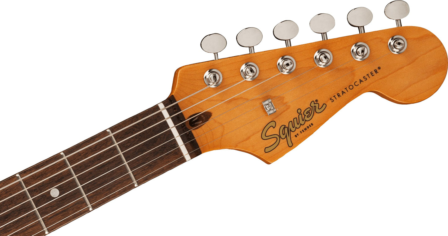 Fender Squier Limited Edition Classic Vibe 60s Stratocaster Electric Guitar - Fiesta Red detail image 5