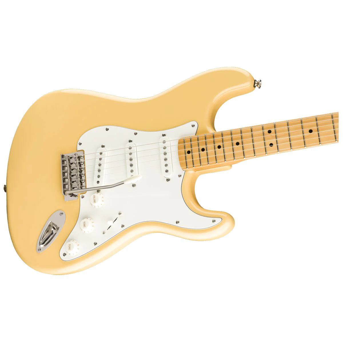 Fender Squier Classic Vibe '70s Stratocaster Electric Guitar - Vintage White detail image 4