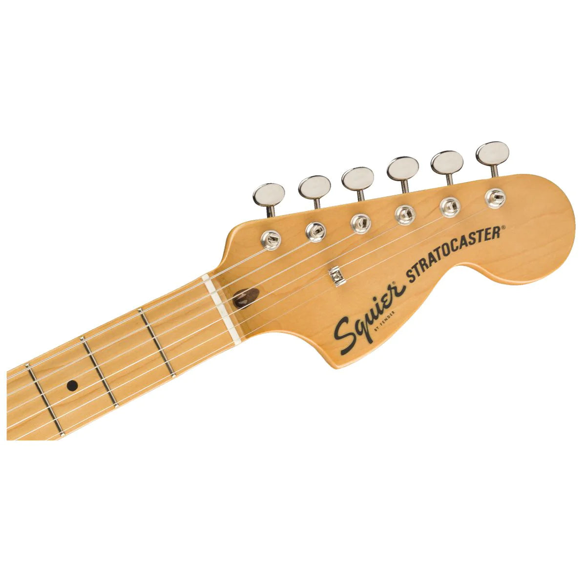 Fender Squier Classic Vibe '70s Stratocaster Electric Guitar - Vintage White detail image 5