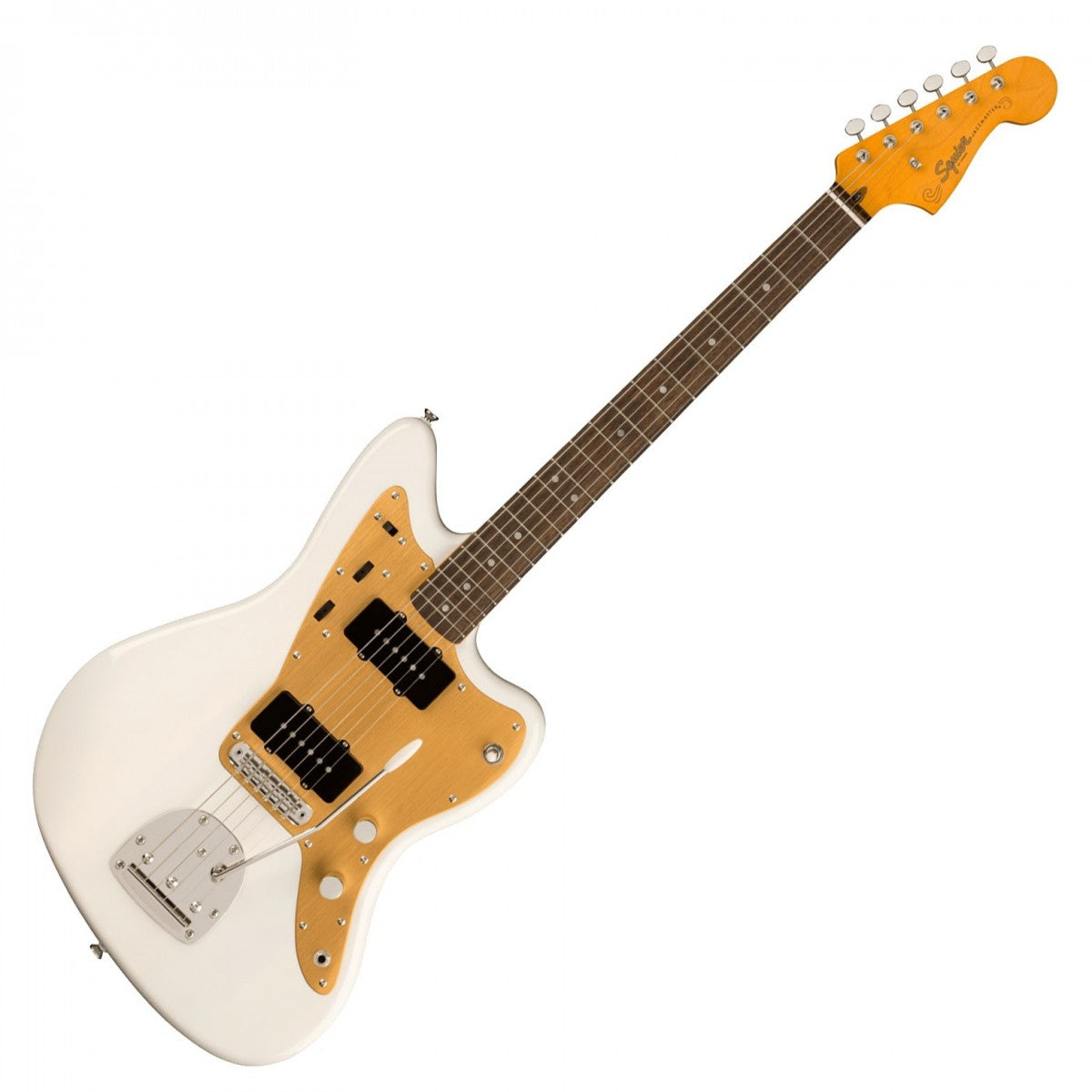 Fender Squier FSR Classic Vibe Late '50s Jazzmaster White Blonde, Anodised detail image 2