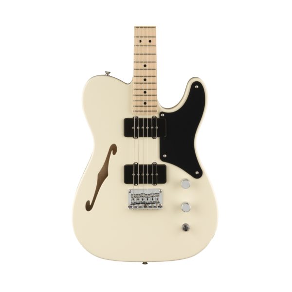 Fender Squier Paranormal Cabronita Thinline Telecaster - Olympic White detail image 5