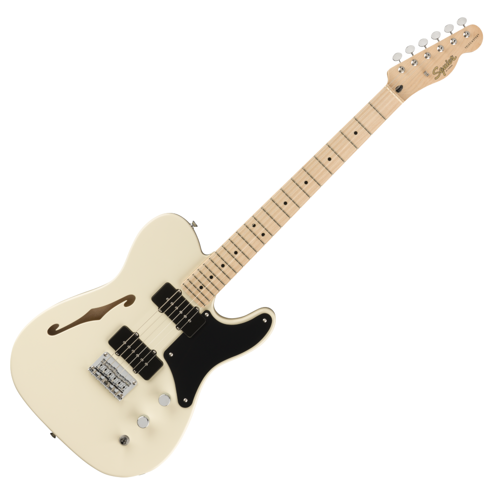 Fender Squier Paranormal Cabronita Thinline Telecaster - Olympic White detail image 2