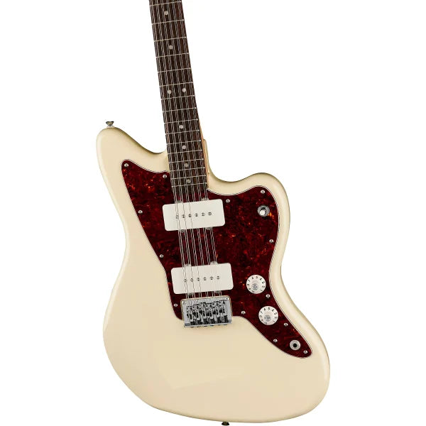 Fender Squier Paranormal Jazzmaster XII 12-string Electric Guitar - Olympic White detail image 5
