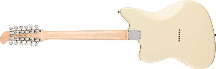 Fender Squier Paranormal Jazzmaster XII 12-string Electric Guitar - Olympic White detail image 3