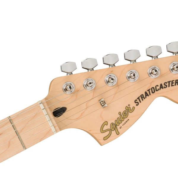 Fender Squier Affinity Series Stratocaster Electric Guitar – Olympic White with Maple Fingerboard detail image 8