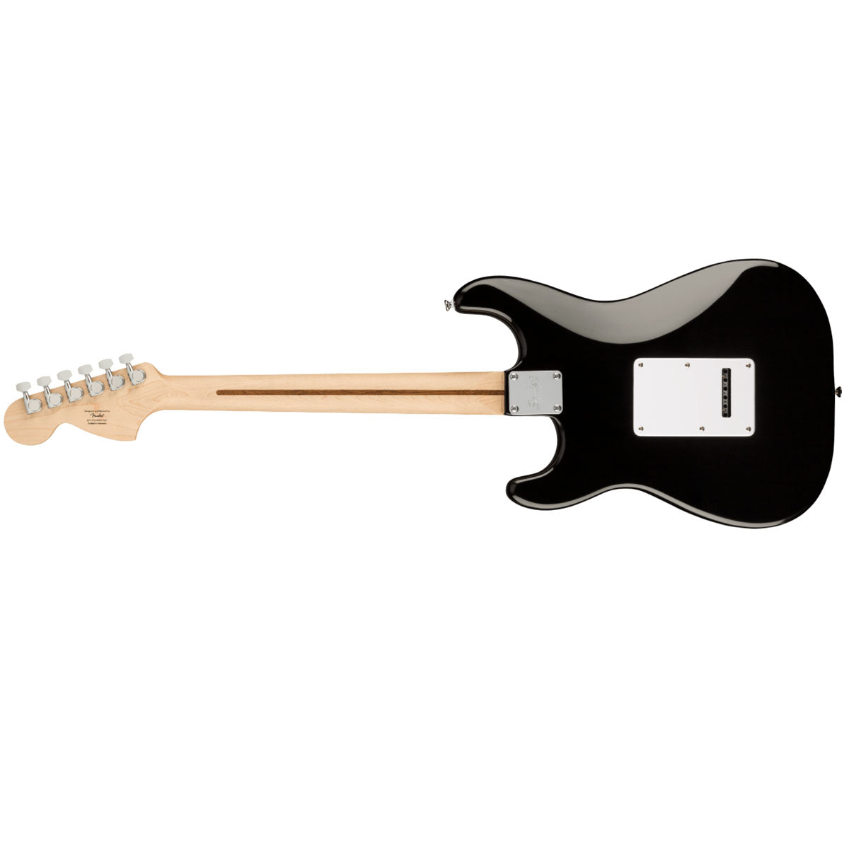 Fender Squier Affinity Series Stratocaster Electric Guitar - Black with Maple Fingerboard detail image 3