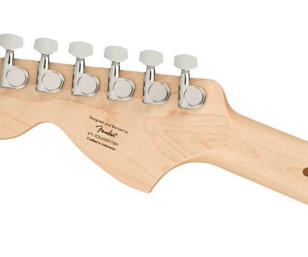 Fender Squier Affinity Series Stratocaster Electric Guitar - Black with Maple Fingerboard detail image 9