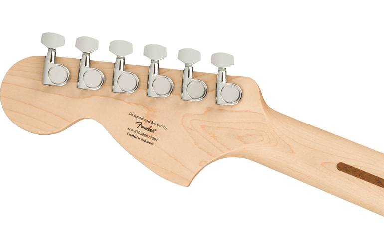 Fender Squier Affinity Series Stratocaster Electric Guitar - Black with Maple Fingerboard detail image 5