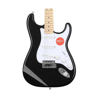 Fender Squier Affinity Series Stratocaster Electric Guitar - Black with Maple Fingerboard product image