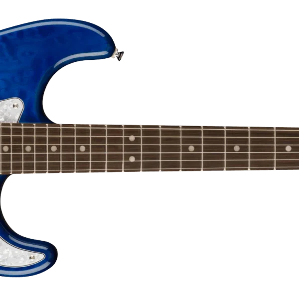 Fender Squier FSR Affinity Series Stratocaster QMT Electric Guitar - Sapphire Blue Transparent detail image 6
