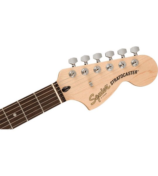 Fender Squier FSR Affinity Series Stratocaster QMT Electric Guitar - Sapphire Blue Transparent detail image 8