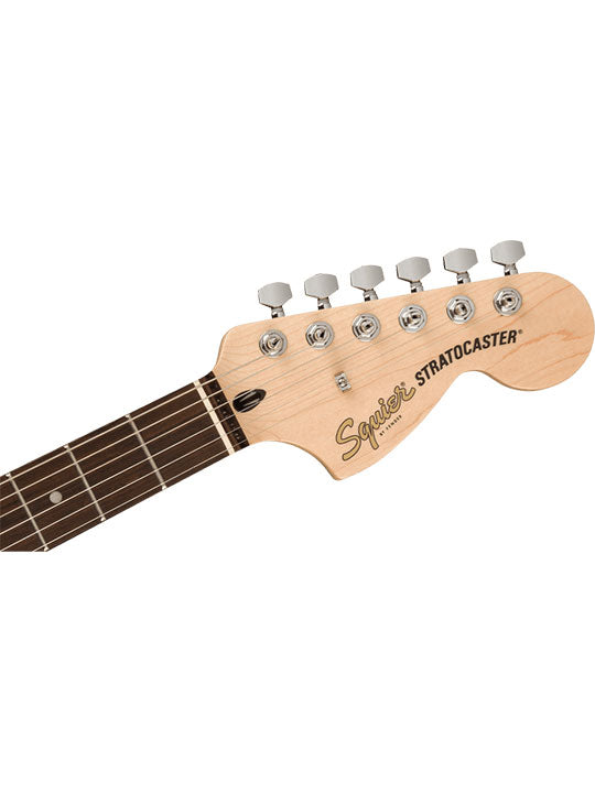 Fender Squier FSR Affinity Series Stratocaster QMT Electric Guitar - Sapphire Blue Transparent detail image 4