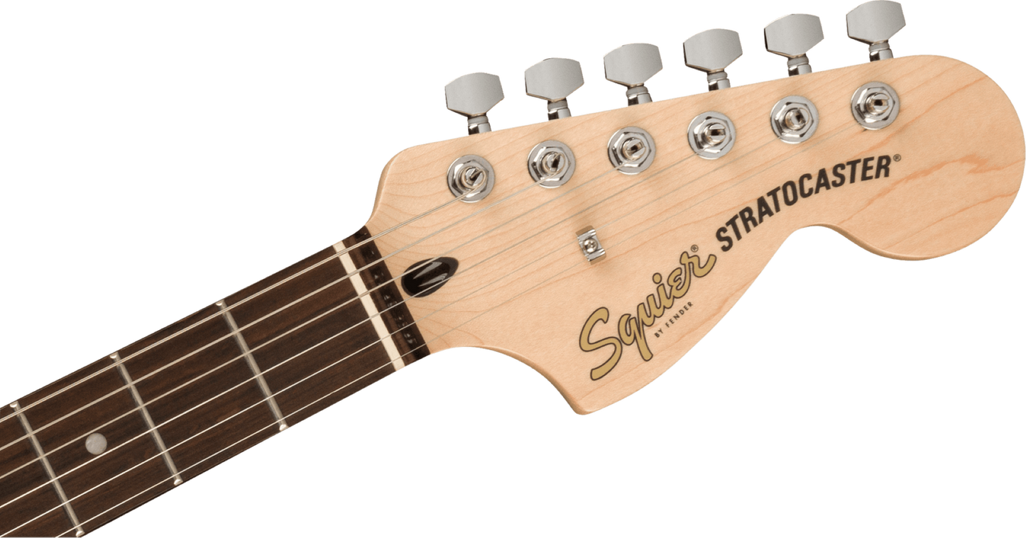 Fender Squier FSR Affinity Series Stratocaster QMT Electric Guitar - Black Burst detail image 5
