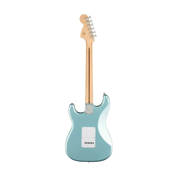 Fender Squier FSR Affinity Series HSS Stratocaster Electric Guitar, Laurel FB, Ice Blue Metallic detail image 7