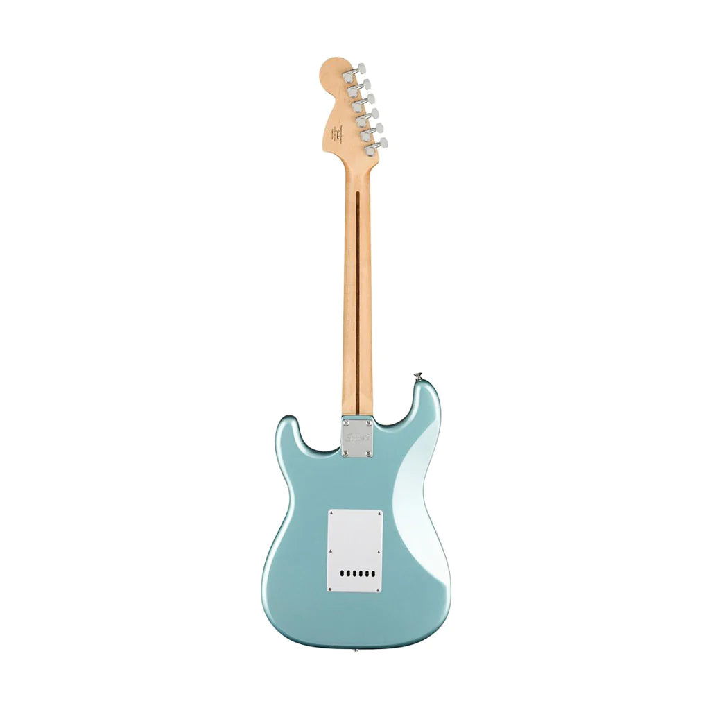Fender Squier FSR Affinity Series HSS Stratocaster Electric Guitar, Laurel FB, Ice Blue Metallic detail image 3
