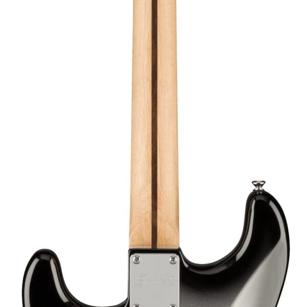 Fender Squier FSR Affinity Series Stratocaster HSS, Laurel Fingerboard, Black Pickguard, Silverburst detail image 9