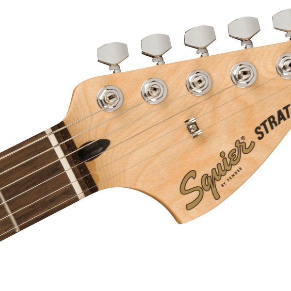 Fender Squier FSR Affinity Series Stratocaster HSS, Laurel Fingerboard, Black Pickguard, Silverburst detail image 11