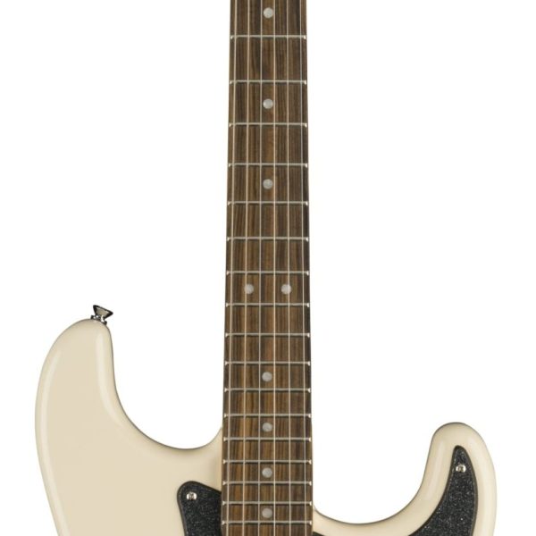 Fender Squier Affinity Stratocaster HSS Electric Guitar – Olympic White with Indian Laurel Fingerboard detail image 8