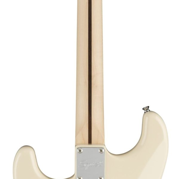 Fender Squier Affinity Stratocaster HSS Electric Guitar – Olympic White with Indian Laurel Fingerboard detail image 9