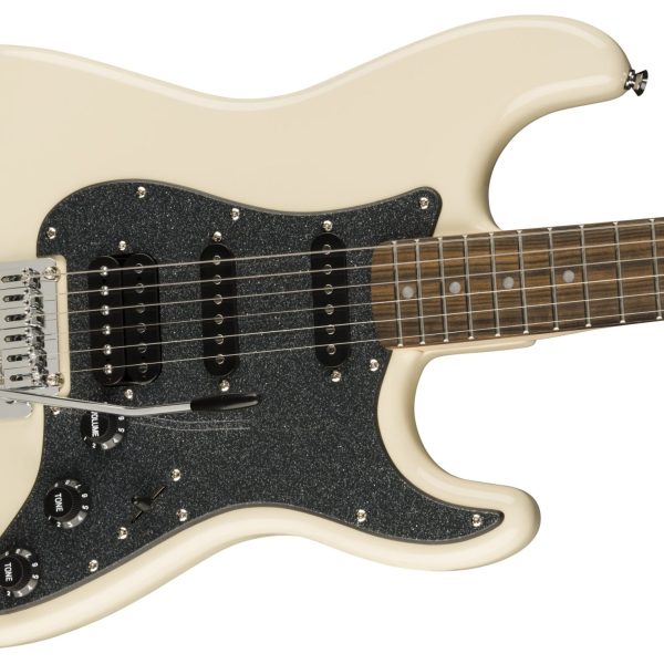 Fender Squier Affinity Stratocaster HSS Electric Guitar – Olympic White with Indian Laurel Fingerboard detail image 10